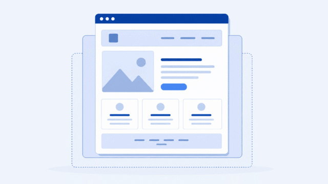 Illustration of nested rectangular containers representing how web pages are built from boxes.